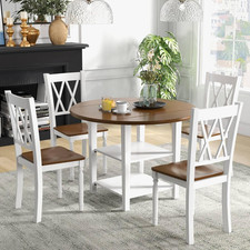 Round Dining Table Set Drop