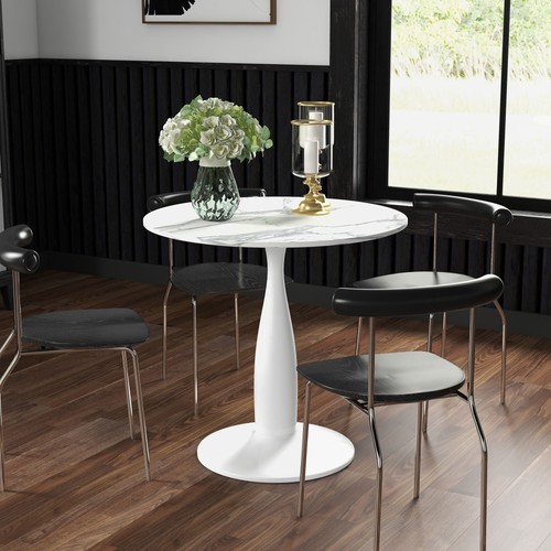 Round dining table - round,