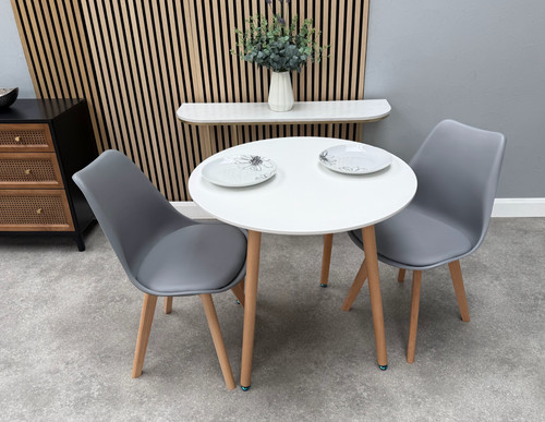 Round dining set - round,