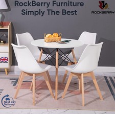 80CM Round Dining Table and