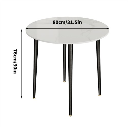 Round marble kitchen - round,