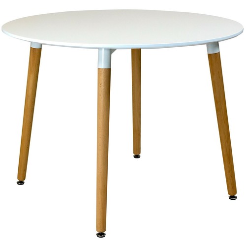 Circular dining table white - dining,