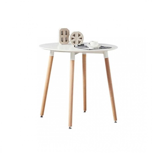 Halo round dining table - table, black