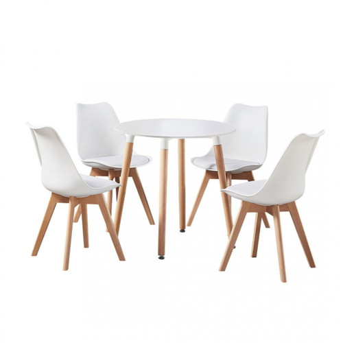 80cm round dining table and - 80cm,