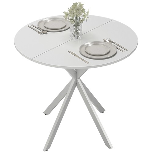 Homcom 80cm round dining - 80cm,